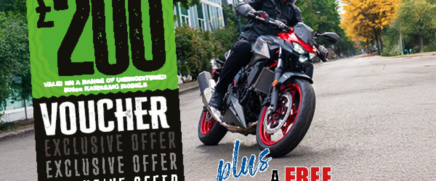 Get a free gift with Kawasaki and Silkolene!