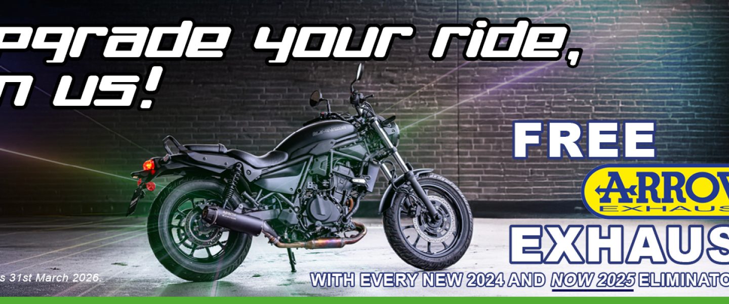Cruise away with a free Arrow exhaust!