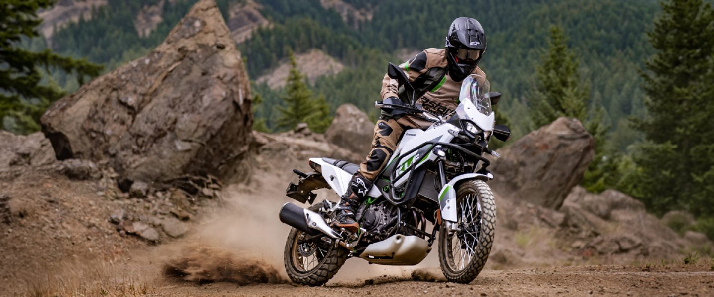 The New KLE500: Life’s a Rally, Ride it.