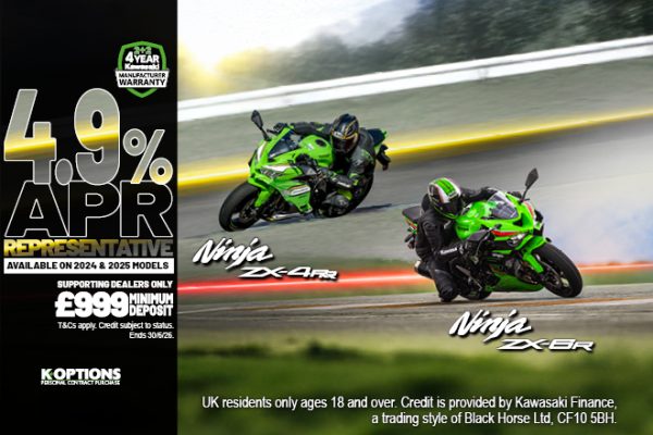2025MY Ninja ZX-6R now available with 0% APR HP