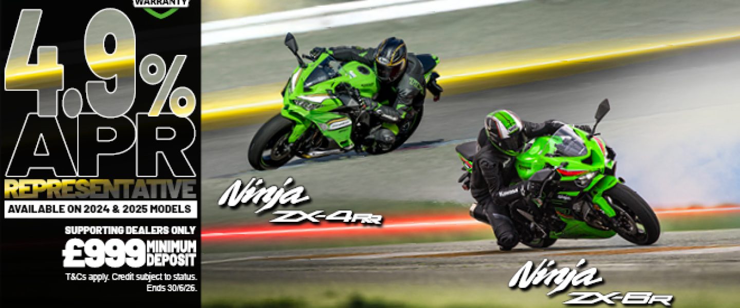 2025MY Ninja ZX-6R now available with 0% APR HP